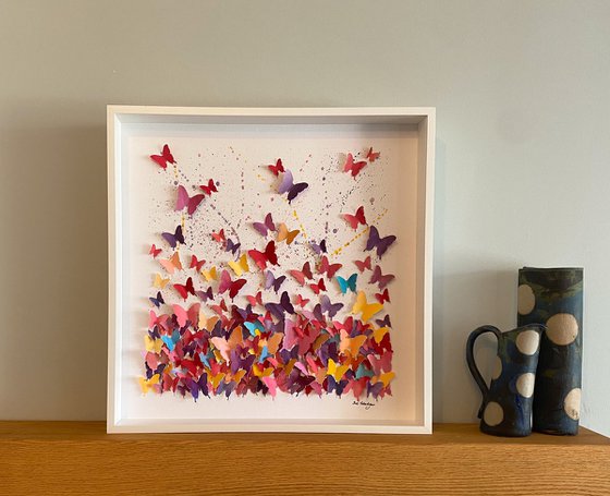 A pop of colour - Butterfly flight