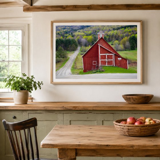 Springtime at Grandview Farm, Stowe, 43 x 29