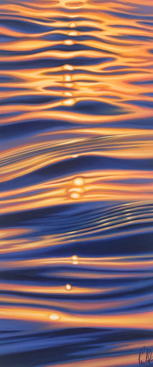 Glassy Golden Ripples of Light by Grant Pecoff