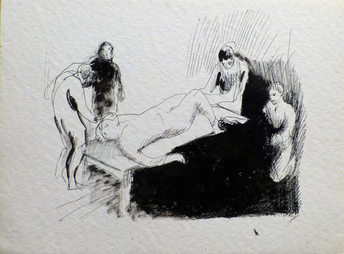 Hospital 1, 24x32 cm by Frederic Belaubre
