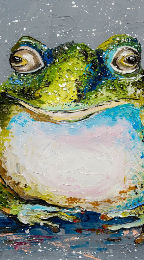 Toad (framed) by Liubov Kuptsova