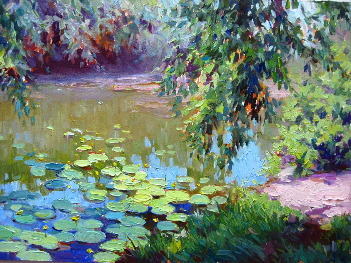 Water Lily Lake by Vladimir Lutsevich