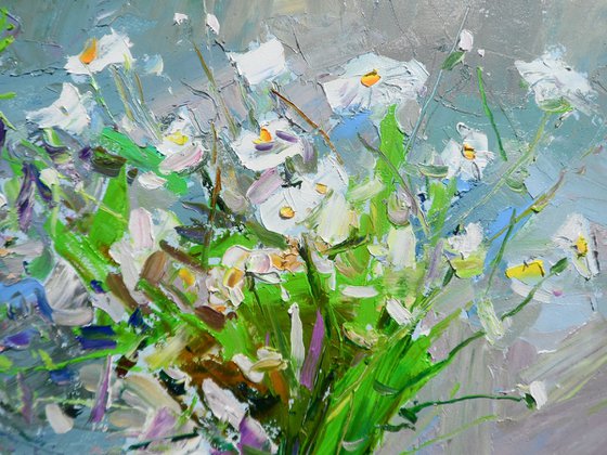 " Still life of wildflowers "
