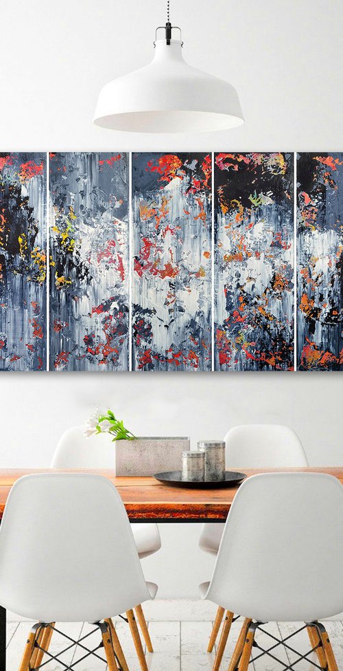 Abstract painting / Abstract 22123 by Alex Senchenko