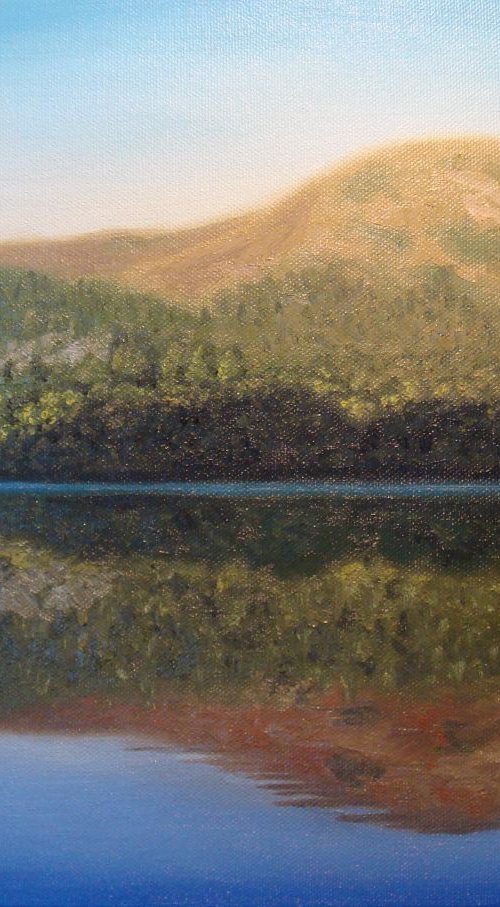 Loweswater morning light. by Michael Mullen