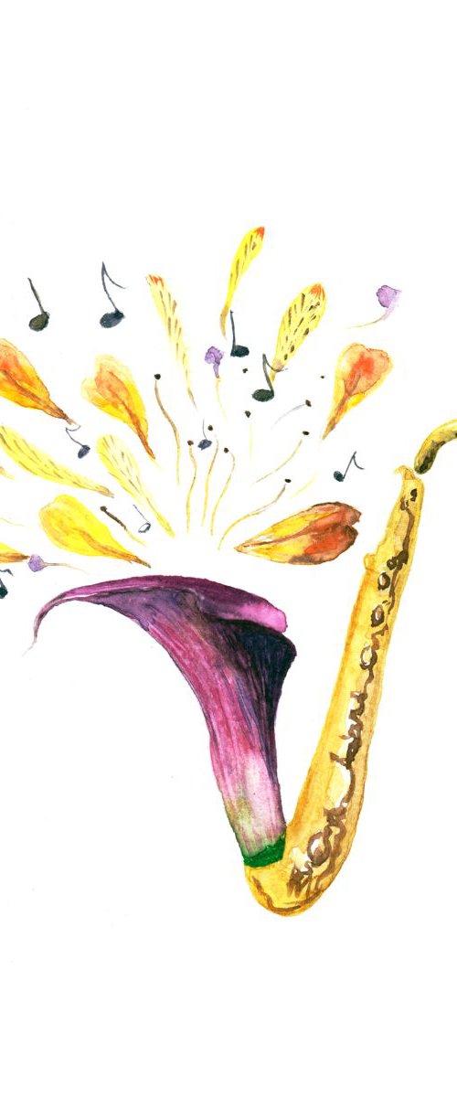 Saxophone by Luba Ostroushko