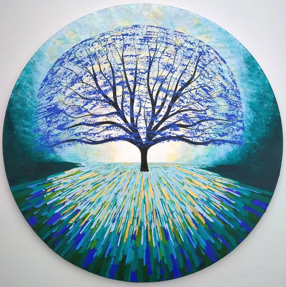 Shimmering Tree of Light