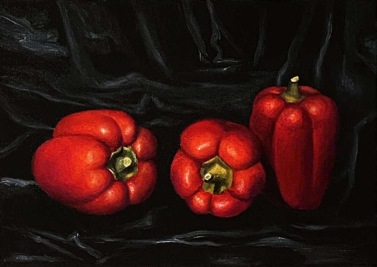 RED PEPPERS by Tatiana Voskresenskaya