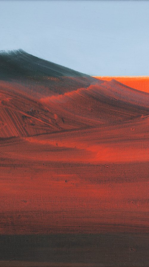 DARKRED FIELD by Katrin Roth