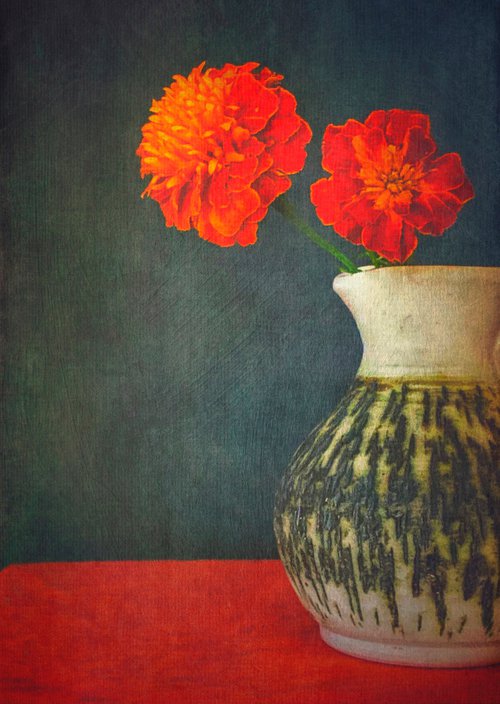 TWO BRIGHT MARIGOLDS by SARAH PARSONS