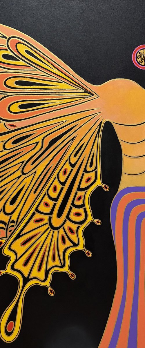 The monarch wing by Diana Rosa
