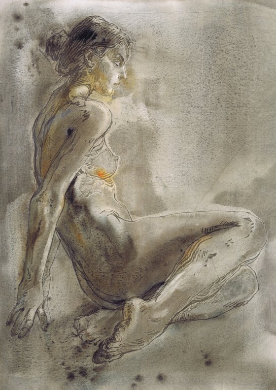 Erotic Art Beautiful nude 1859