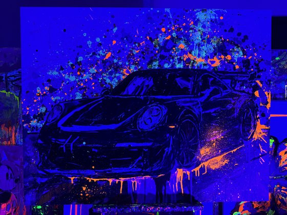 Porsche night Drive in Paradise
