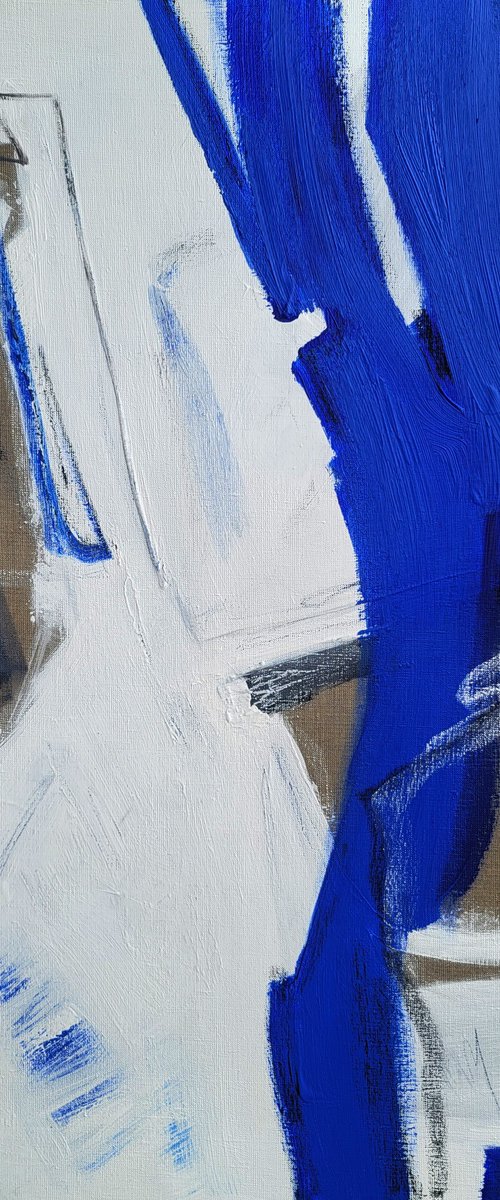 Royal Blue №6, 80x100 см by Tatyana Kirikova
