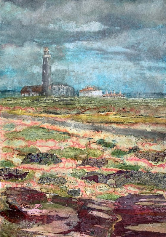 Dungeness beach and lighthouse