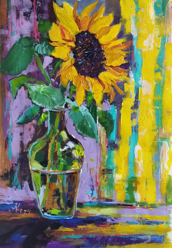 Sunflower still life