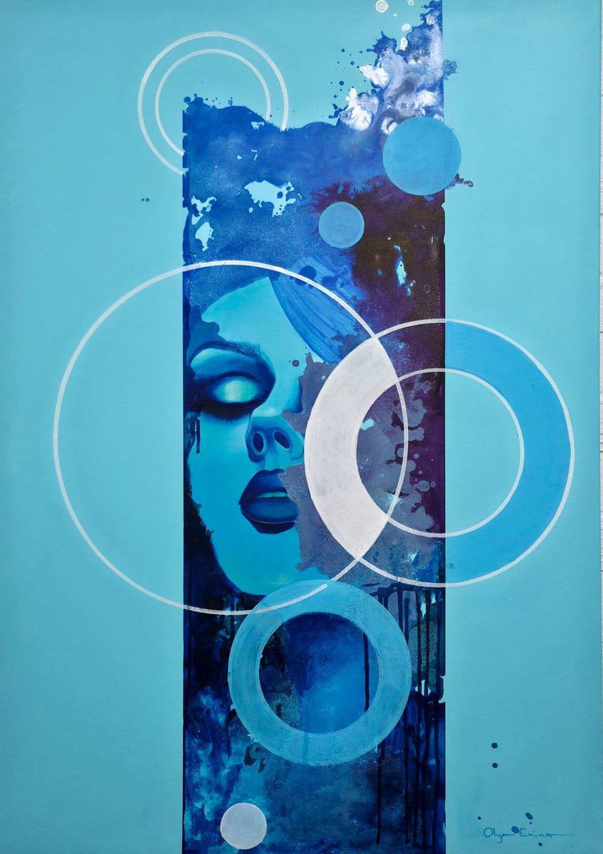  Brain Said No, Heart Said Maybe By Olya Enina, 28 X 39, Artwork For Sale On Artfinder