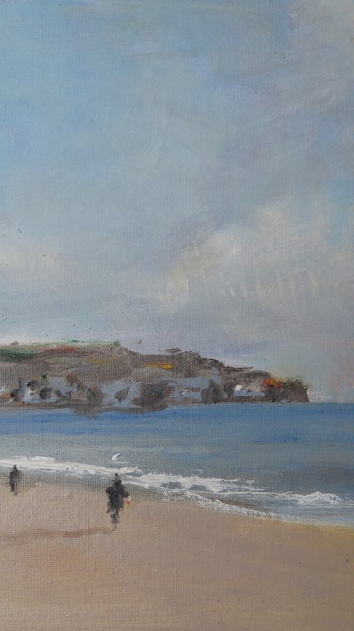 Sandsend, March 29 by Malcolm Ludvigsen