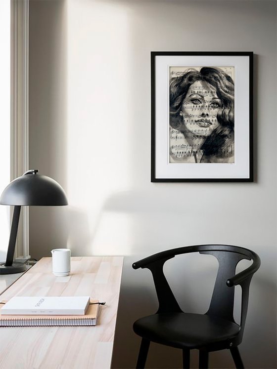 Sophia Loren Cinema Legend Portrait