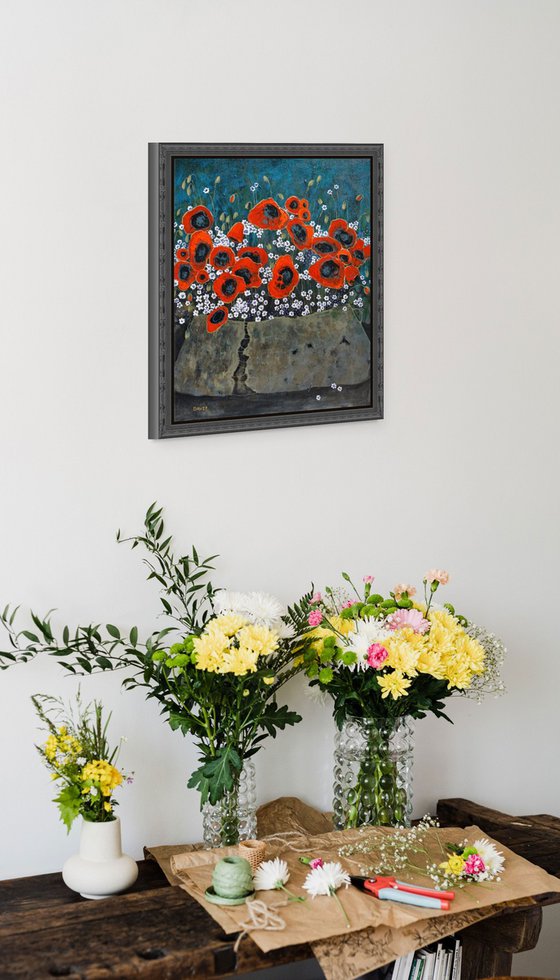 Poppies and Little Stars