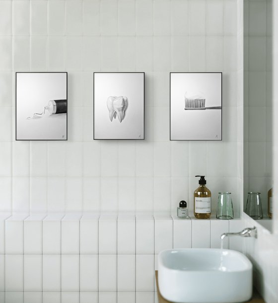 triptych “Dentist” (from "PWF" series)