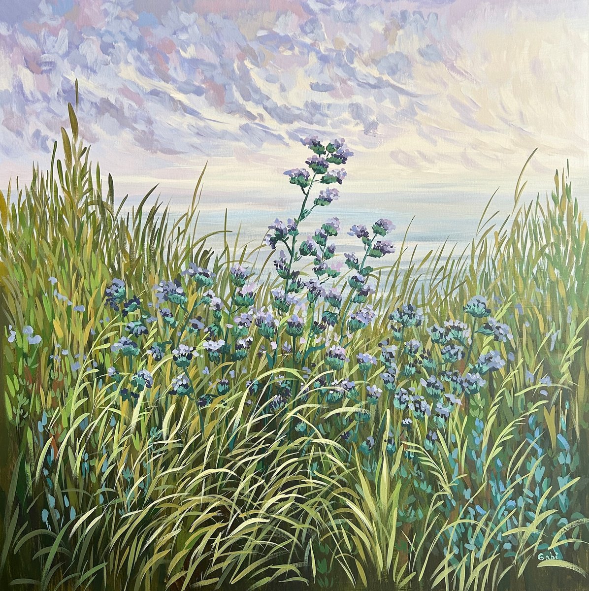 Lakeshore Blooms II by Gabriele Prismantaite