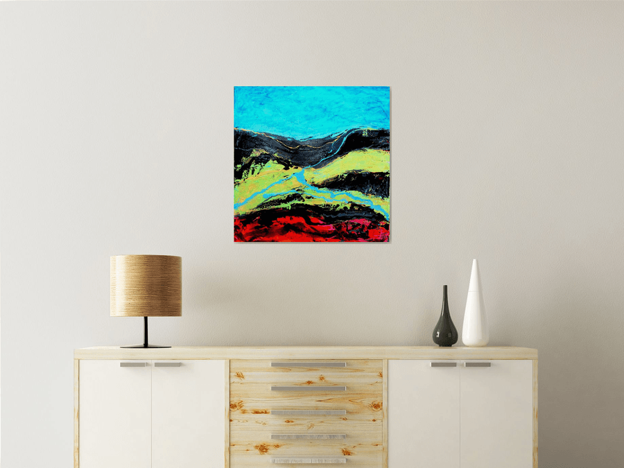 Spanish Landscape I Mixed-media painting by Paul J Best | Artfinder