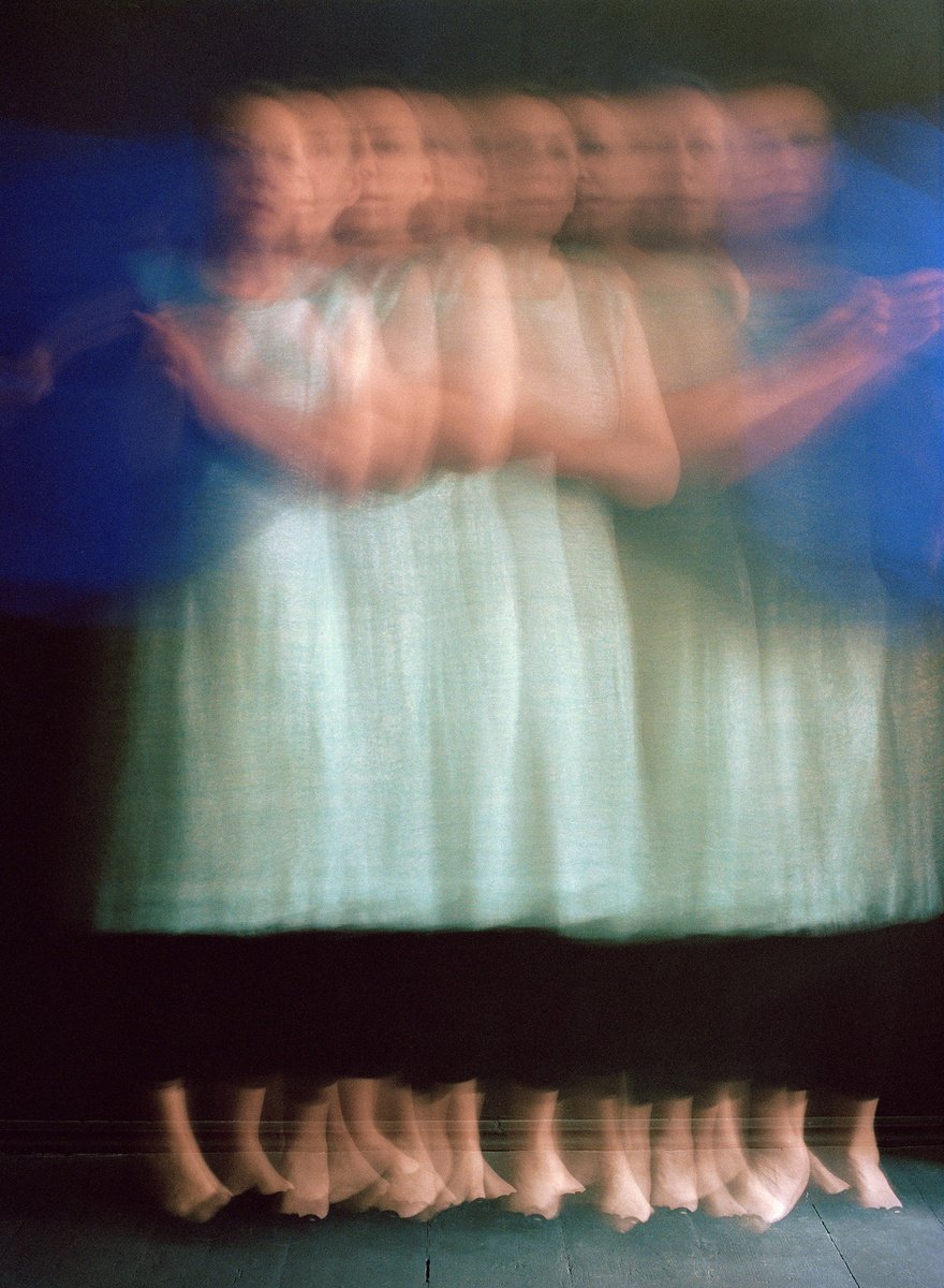 Surrealistic Portrait Photograph By Tania Serket, 13 X 18", The Look From The Other Side, Original Artwork