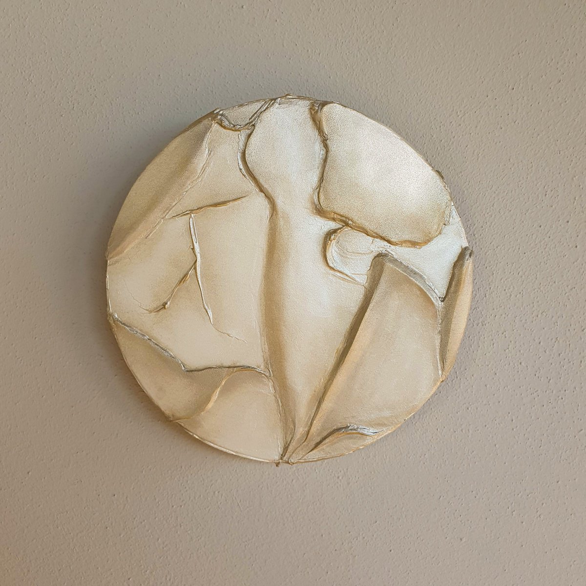 Abstract Painting By Cristina Simeoni, 10 X 10, Silver Waves, Original Artwork