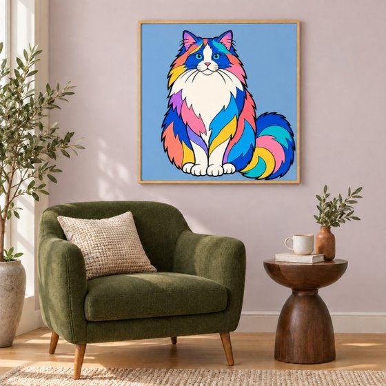 Colorful Ragdoll Cat #19