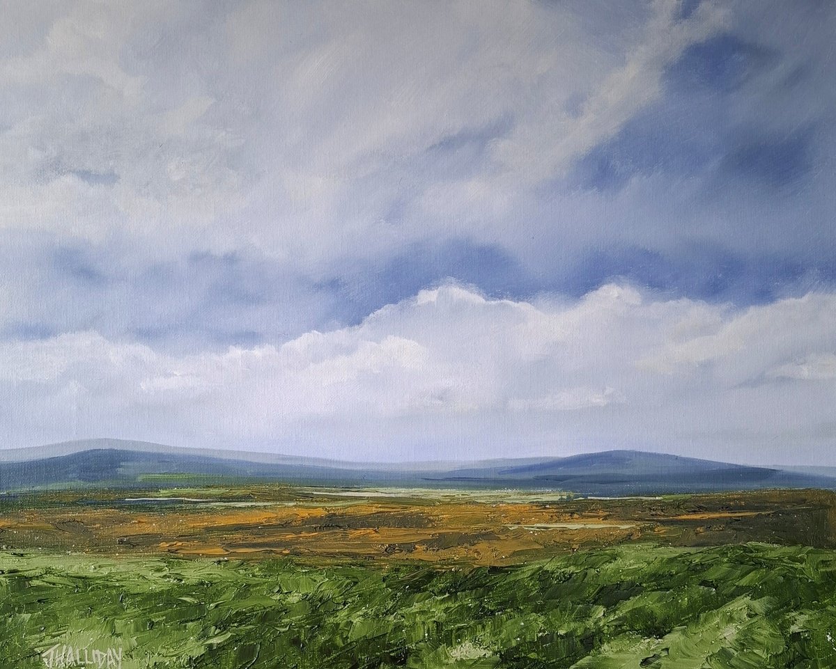 From Slemish, Ireland By John Halliday, 20 X 16, Artwork For Sale On Artfinder