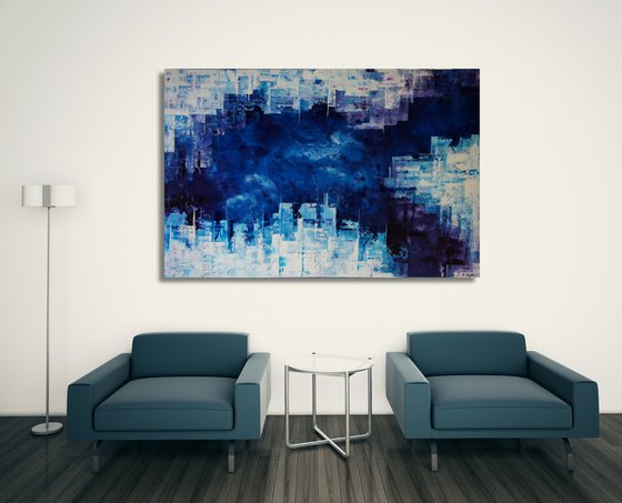 The Big Blue Beyond (150 x 100 cm) XXXL (60 x 40 inches)