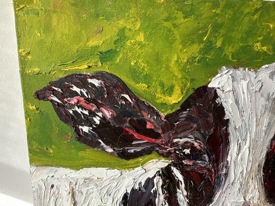 Portrait of a cow