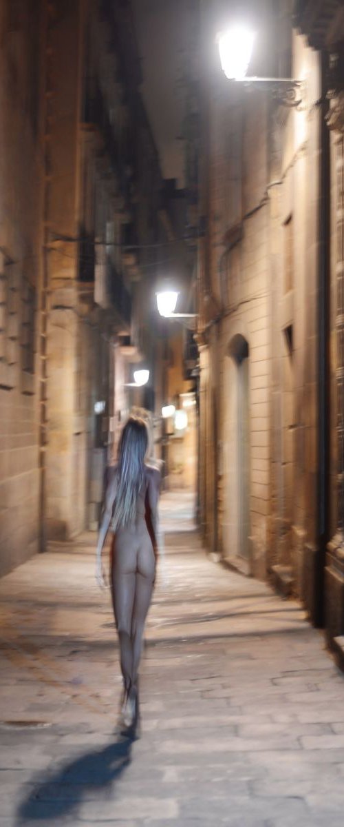 "Night Walk. Barcelona"   Limited edition 1 / 25 by Dmitry Savchenko