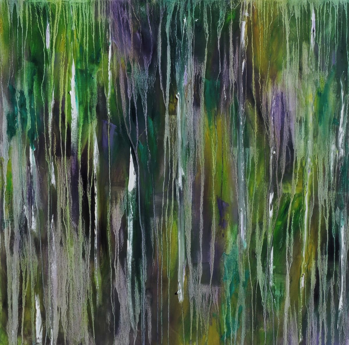 rainy day abstract by Linda Mooney