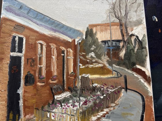 Winter Street in Dalen
