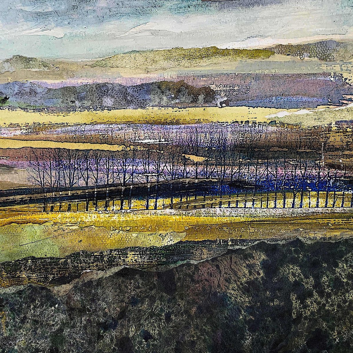 Impressionistic Painting , From Ely By Suzsi Corio, 11 X 11, Artwork For Sale On Artfinder