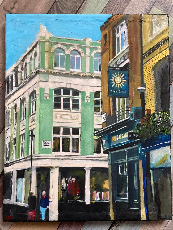 Bright Sunny Day in Soho, London