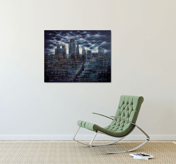 London Skyline Night