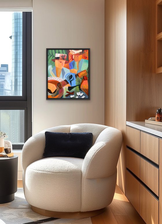 Songs, Stories, Shared Time Music Themed Art