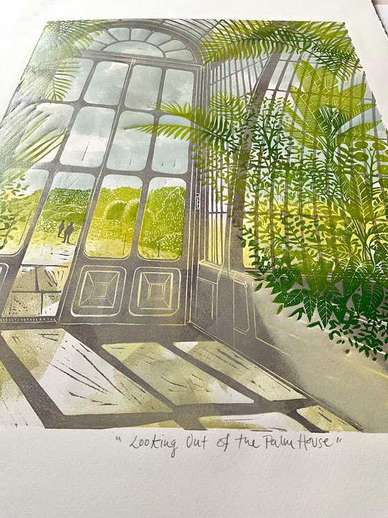 Looking Out of the Palm House