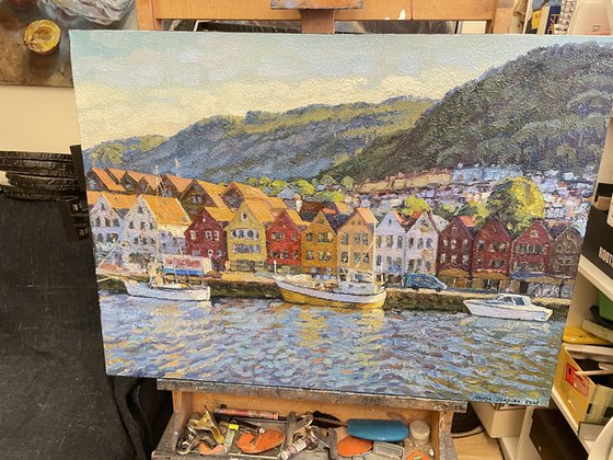 Summer morning in Bergen