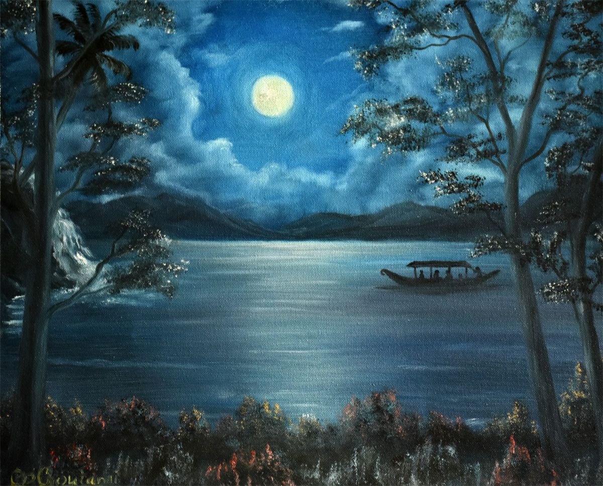 Full Moon Night by Goutami Mishra