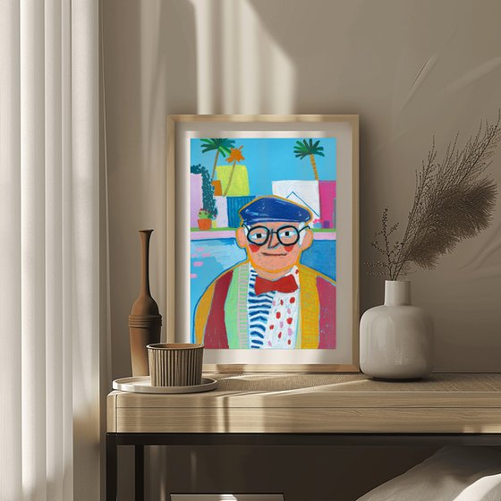 David Hockney Portrait