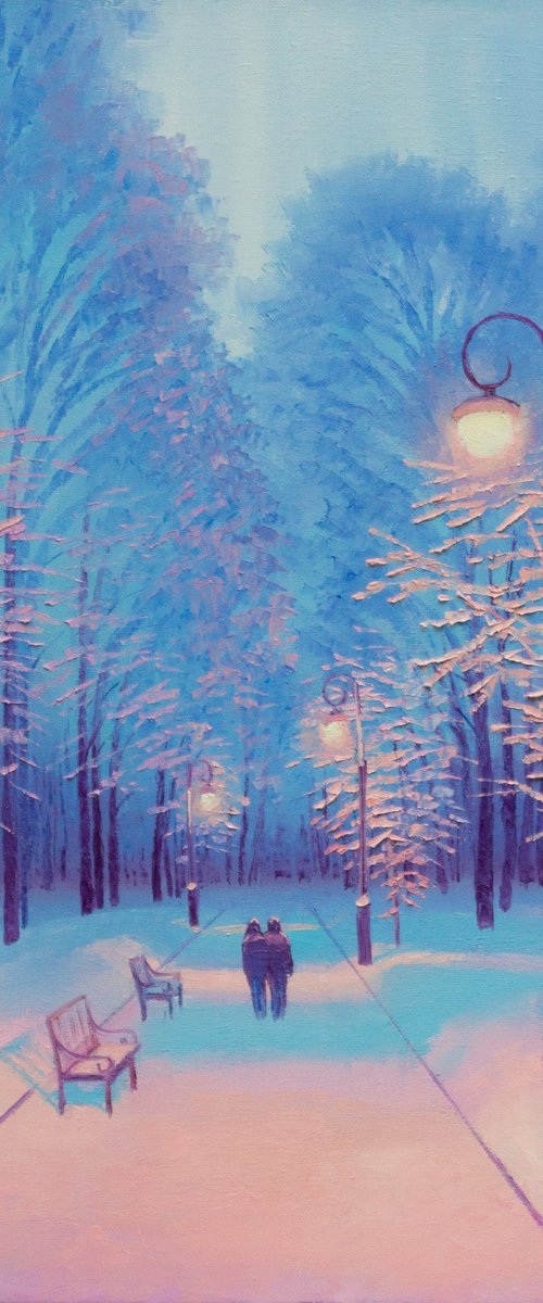 FROZEN EVENING by Oleksii Vylusk