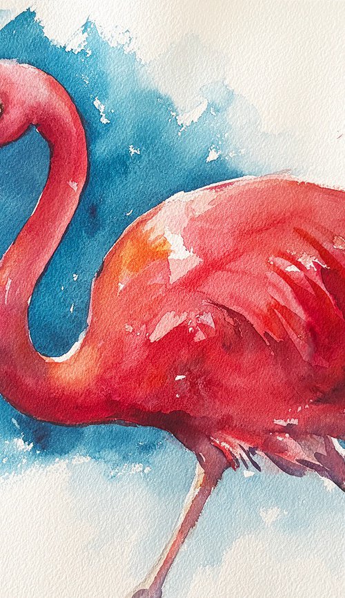 Flamingo Blue by Arti Chauhan