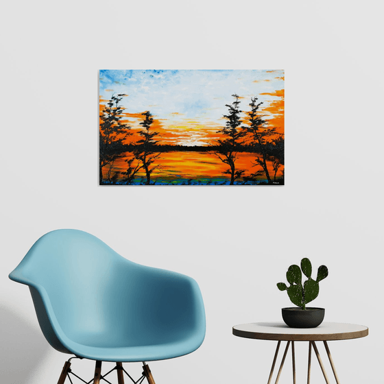 Sunset in the country 1