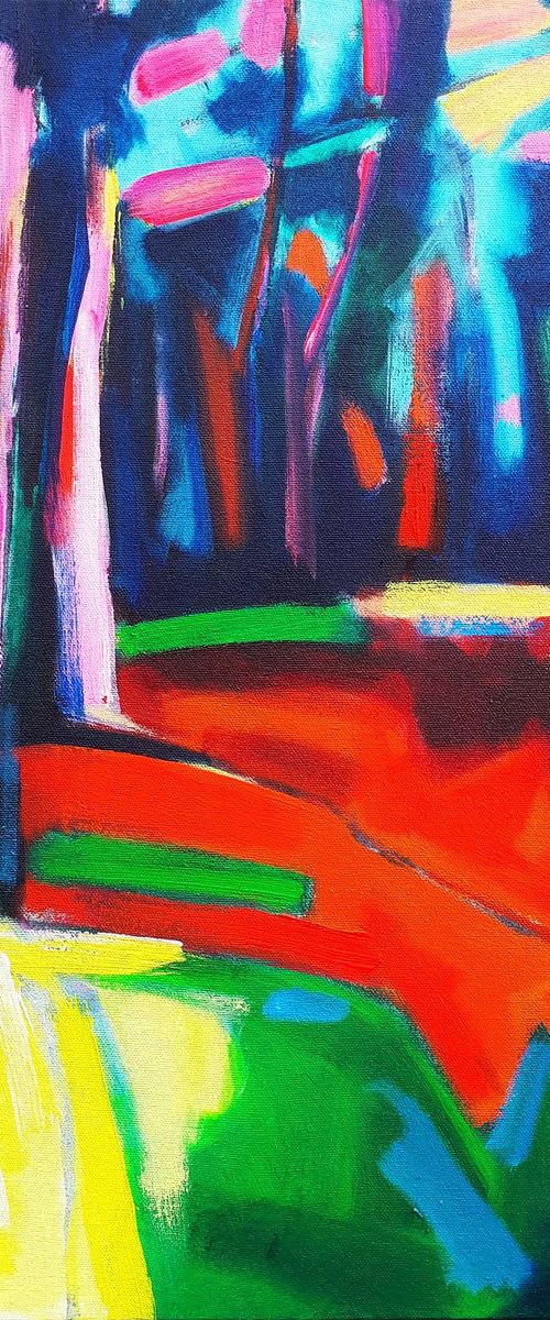 "PARK WALK 5" by Frank Barnes