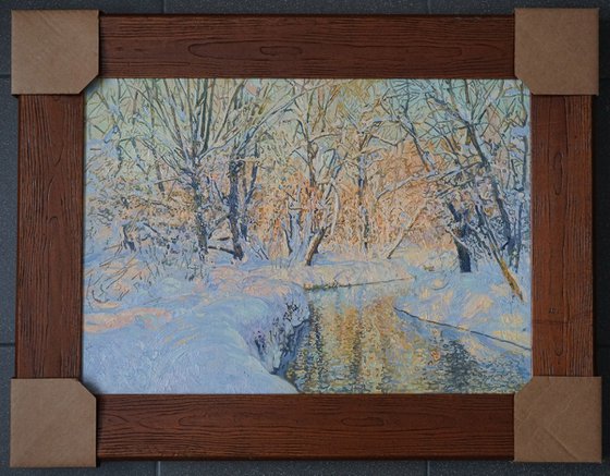 A sunny day on the Chertanovka River