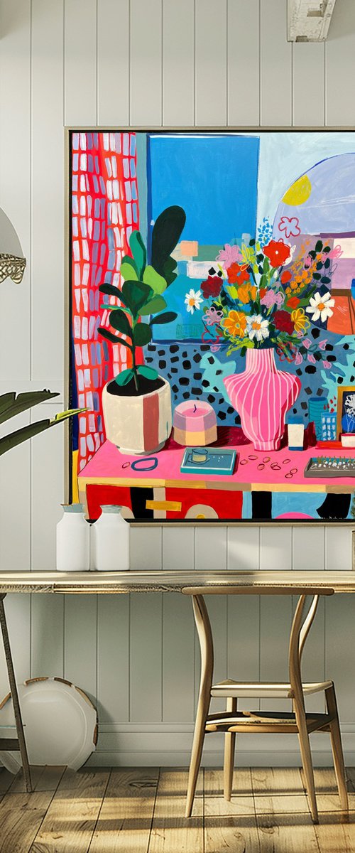 Vibrant Interior Still Life by Sasha Robinson